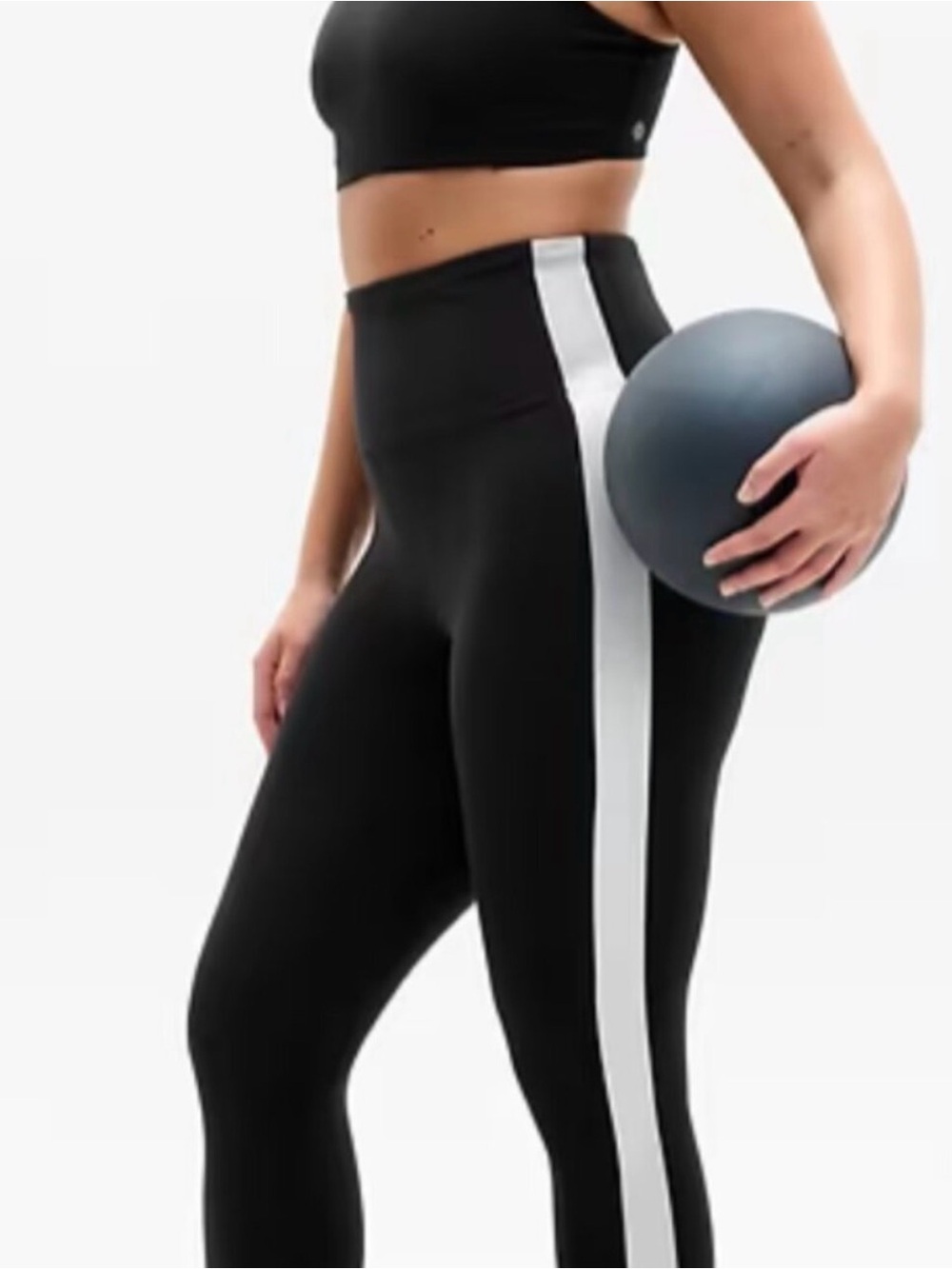 Athleta Elation Shine Sport Stripe 7/8 legging